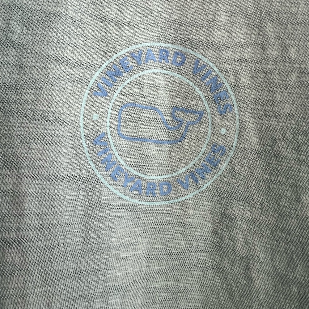 Vineyard Vines long sleeve hooded slub knit fabric previously loved S mint/blue - Picture 3 of 8
